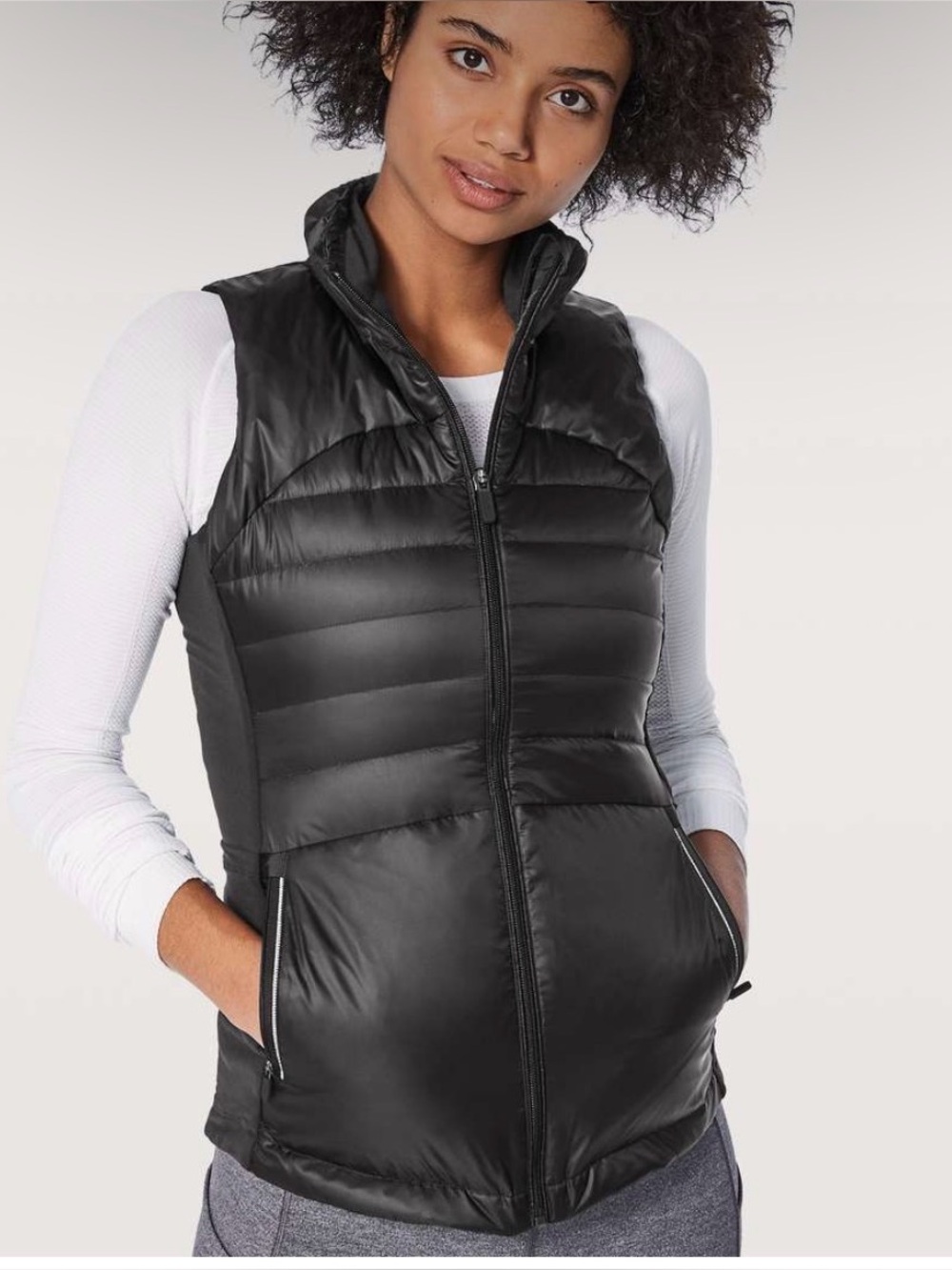 Lululemon down for a run vest size 2